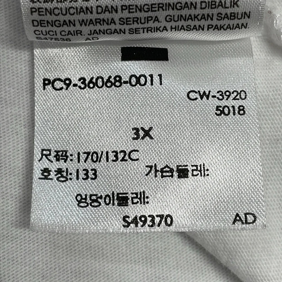 Levi’s White Varsity Circle Logo Short Sleeve Crewneck T-Shirt 3X - Picture 13 of 14